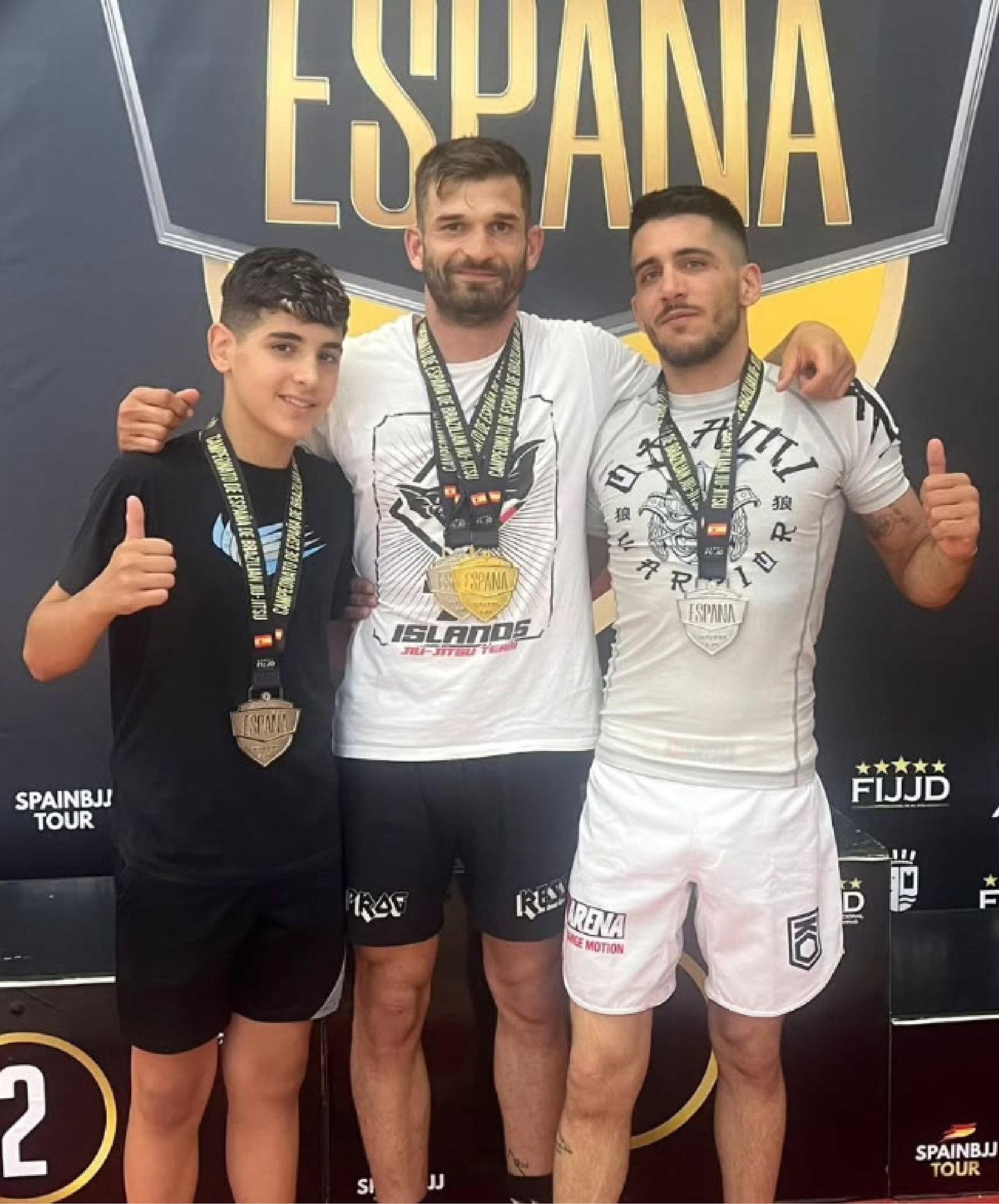 Equipo Medallista JP Campos Team de campeones de Jiu Jitsu en Torneo