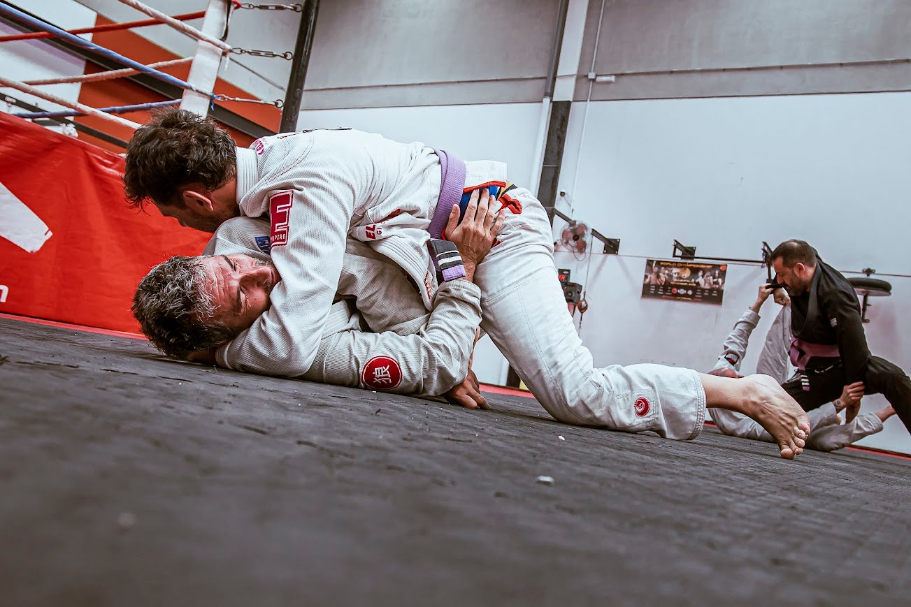 Clase de Jiu Jitsu para intermedios en JP Campos Team